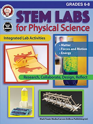 cover image of STEM Labs for Physical Science, Grades 6--8